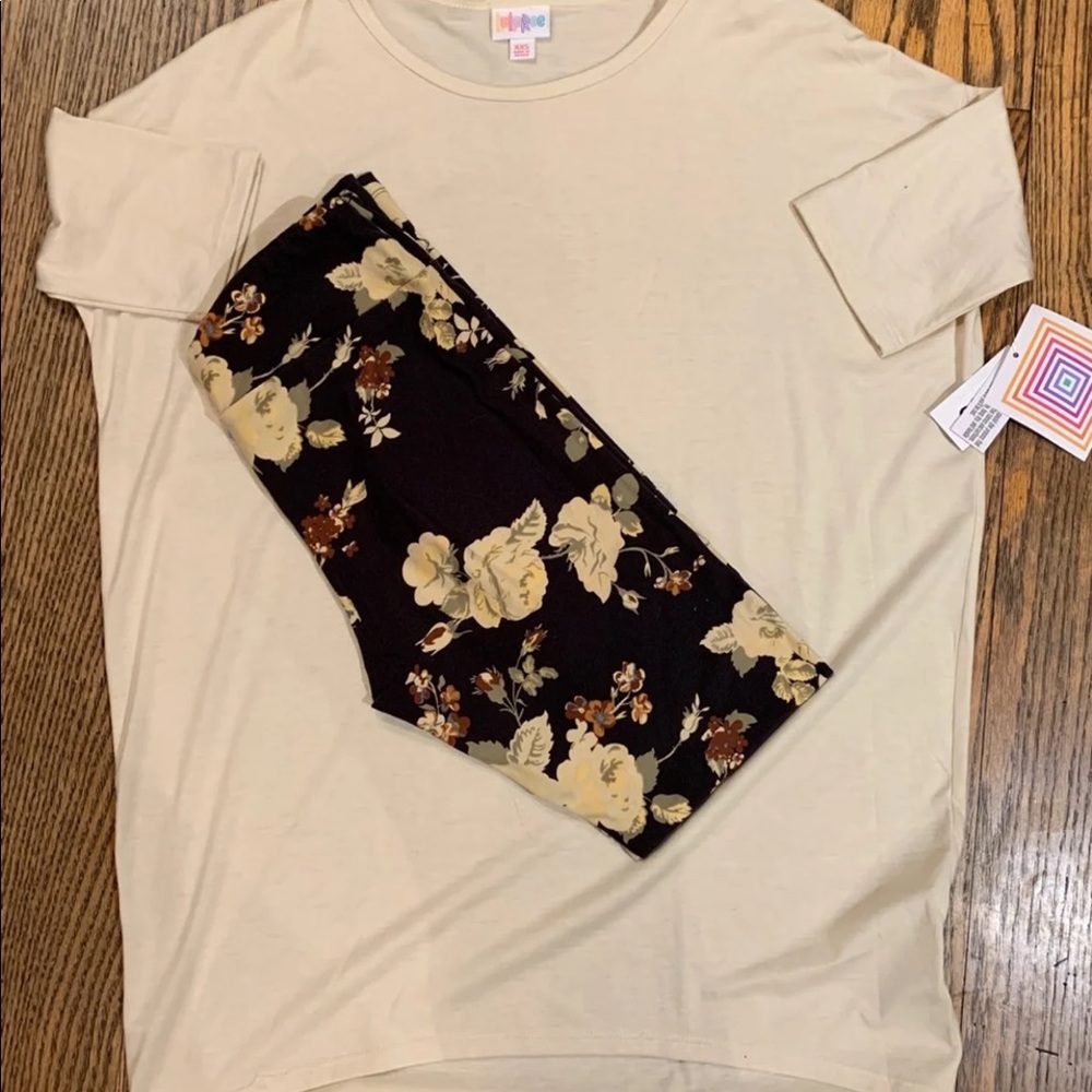 LuLaRoe one size leggings and xxs Irma